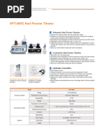 Brochure KFT-40VC Karl Fischer Titrator