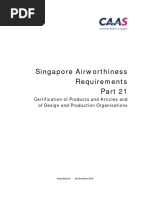 Singapore Airworthiness Requirements Part 21 (Amd8 - 240202 - 143452