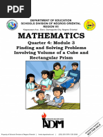 Math 5 Q4 M3 Problems Involving Volume of A Cube and Rectangular Prism