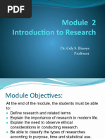 Module 2. Introduction To Research