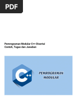 Pemrograman Modular C++ Disertai Contoh, Tugas Dan Jawaban - TeachMeSoft