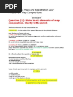 "Cartography:Maps and Registration Law" Module "2": Map Compositions Solution'