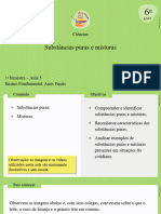 Aula 5 - Substâncias Puras e Misturas