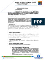 TDR - Cartel de Obra