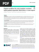 15 - Digital Workflow For Mini-implant-Assisted Rapid Palatal Expander Fabrication-A Case Report