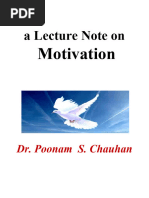 Motivation Skills Dr. Poonam