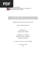 Interpretacion Geologica de Los Parametros Elasticos de La Formacion Zona Glauconitica Obtenidos A Partit de