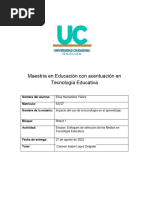 Ensayo. Enfoques de Selección de Los Medios en Tecnología Educativa