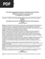 Reglamento Del Instituto Nacional de Prevencion Contra Incendios Apr 4 1967