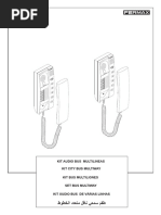 Kit Audio BUS3 Multilineas Ref 9022 V0414