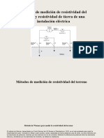 Métodos de Medición de Resistividad Del Terreno