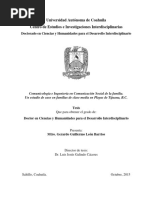 2015 09 21. Gerardo León. Comunicología e Ingeniería en Comunicación Social Familia