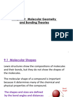 Chapter 9: Molecular Geometry and Bonding Theories