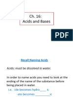 Acids and Bases