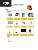 English Club Final Test