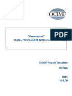 CDI - Harmonized Vessel Particulars Questionnaire (HVPQ) - 6th Edition