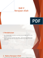 Presentasi BAB V Kerajaan Allah