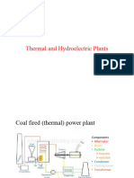 Thermal and Hydroelectric Plants