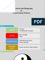 Budgeting and Cost Control