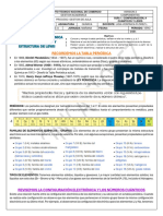 Guía 1. Configuracion, Números Cuánticos y Estructura de Lewis