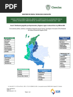 Anexo 7. Distribucion Geografica Por Departamento y Regiones