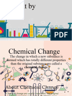 Chemical and Physical Changes