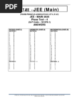 Answer Key Mains PH IV Sankalp2325 PCM - 9!2!2024