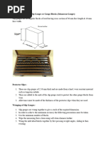 Slip Gauges or Gauge Blocks