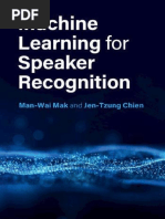 2020 Cambridge University Press - Machine Learning For Speaker Recognition