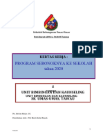 Kertas Kerja Program Seronoknya Ke Sekolah 2020