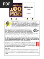 Filmsite Top 100 Films