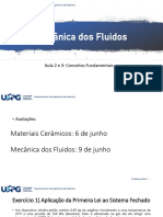 Mecânica Dos Fluidos - Aulas 2 e 3