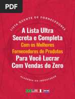 Lista Quente de Fornecedores