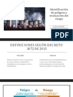 Capacitación Identificación de Peligros y Evaluación de Riesgos