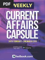 Current Affairs Weekly 24th February To 2nd March 2019 Ec848020