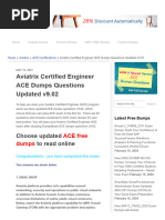 Aviatrix Certified Engineer ACE Dumps Questions Updated v9.02 - Valid IT Exam Dumps Questions