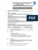 TDR Servicio de Caracterización de Fuentes de Agua para Consumo Humano de La Unidad de Gestión Prestadora de Servicios de Saneamiento