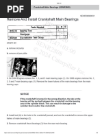 Crankshaft Main Bearings