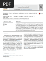 Mechanism of Active and Passive Oxidation of Reaction Bonded Si3N4 SiC Refractories - 2017 - Ceramics International