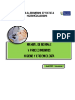 Manual de Normas y Procedimiento de Higiene y Epidemiologia