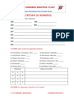 Escritura de Números