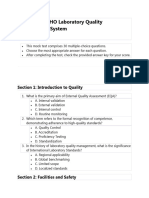 Who Lab Quality