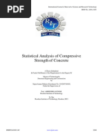 Statistical Analysis of Compressive Strength of Concrete