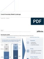 Jefferies Private Capital Advisory - Q3 Secondary Market Update