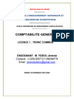 Comptabilite Generale Partie I