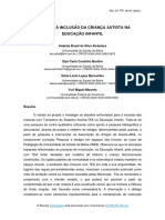 Desafios À Inclusão Da Criança Autista Na Educação Infantil