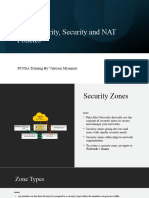 03 - Zone Security, Security and NAT Policies