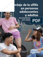 Abordaje Sifilis en Personas Adultas 2022