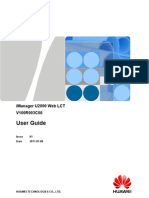 U2000 Web LCT User Guide - (v100r003c00 - 01)