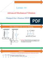 Dynamics of Machine Lect 14